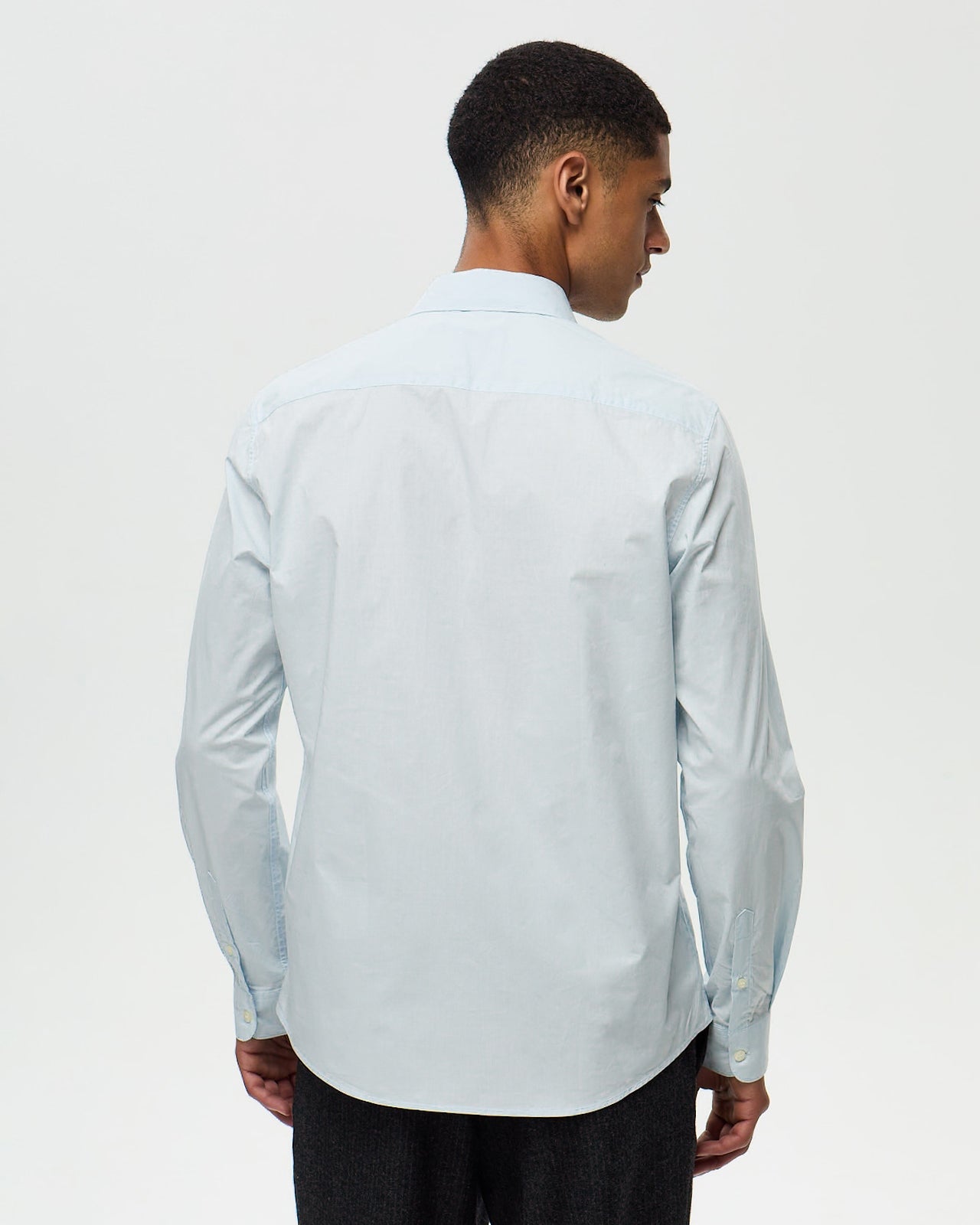 POPELINE Shirt – Azure Blue