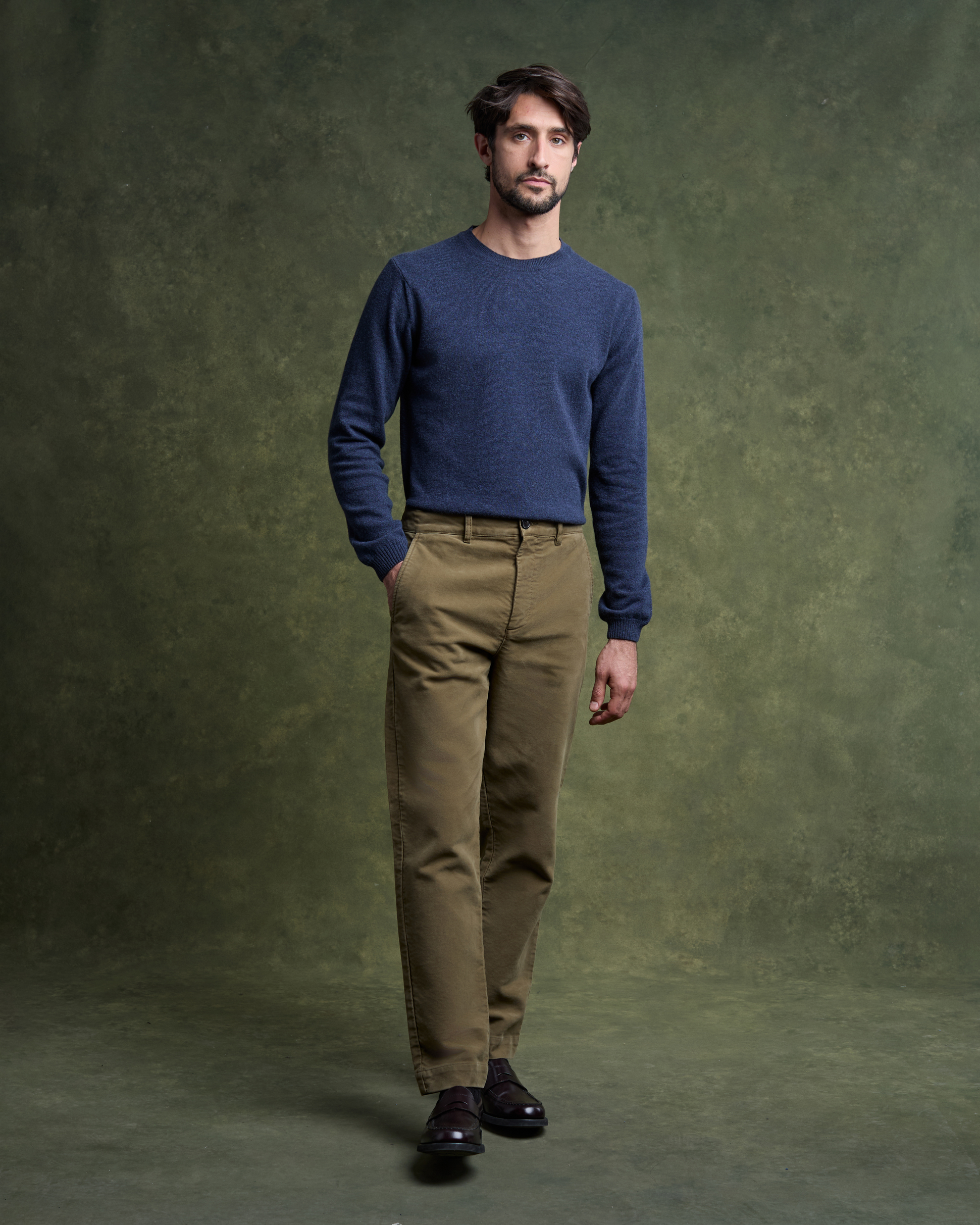 EMERSON Moleskin Chino - Vert Jeep