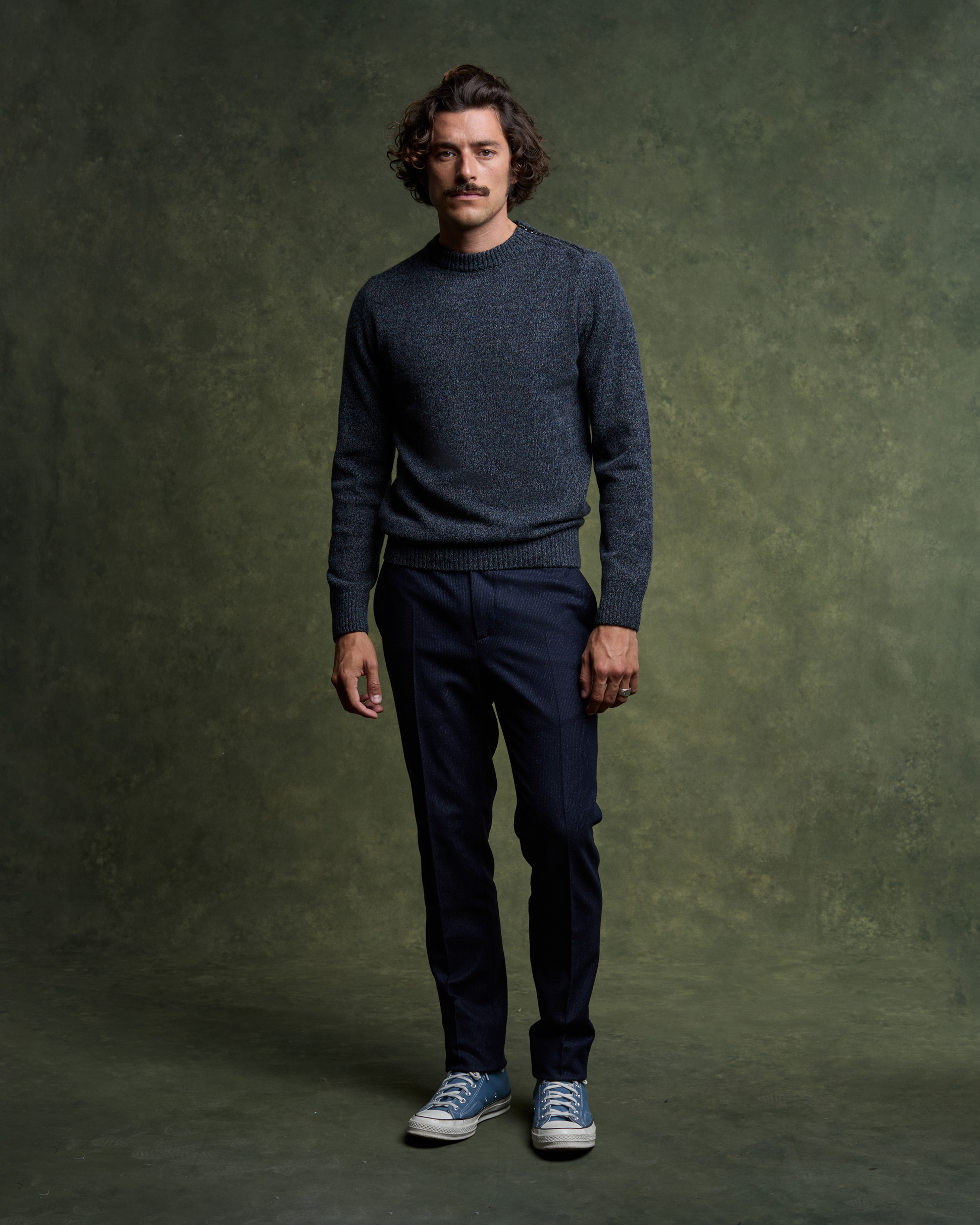 GILDO Knitwear - Bleu Denim