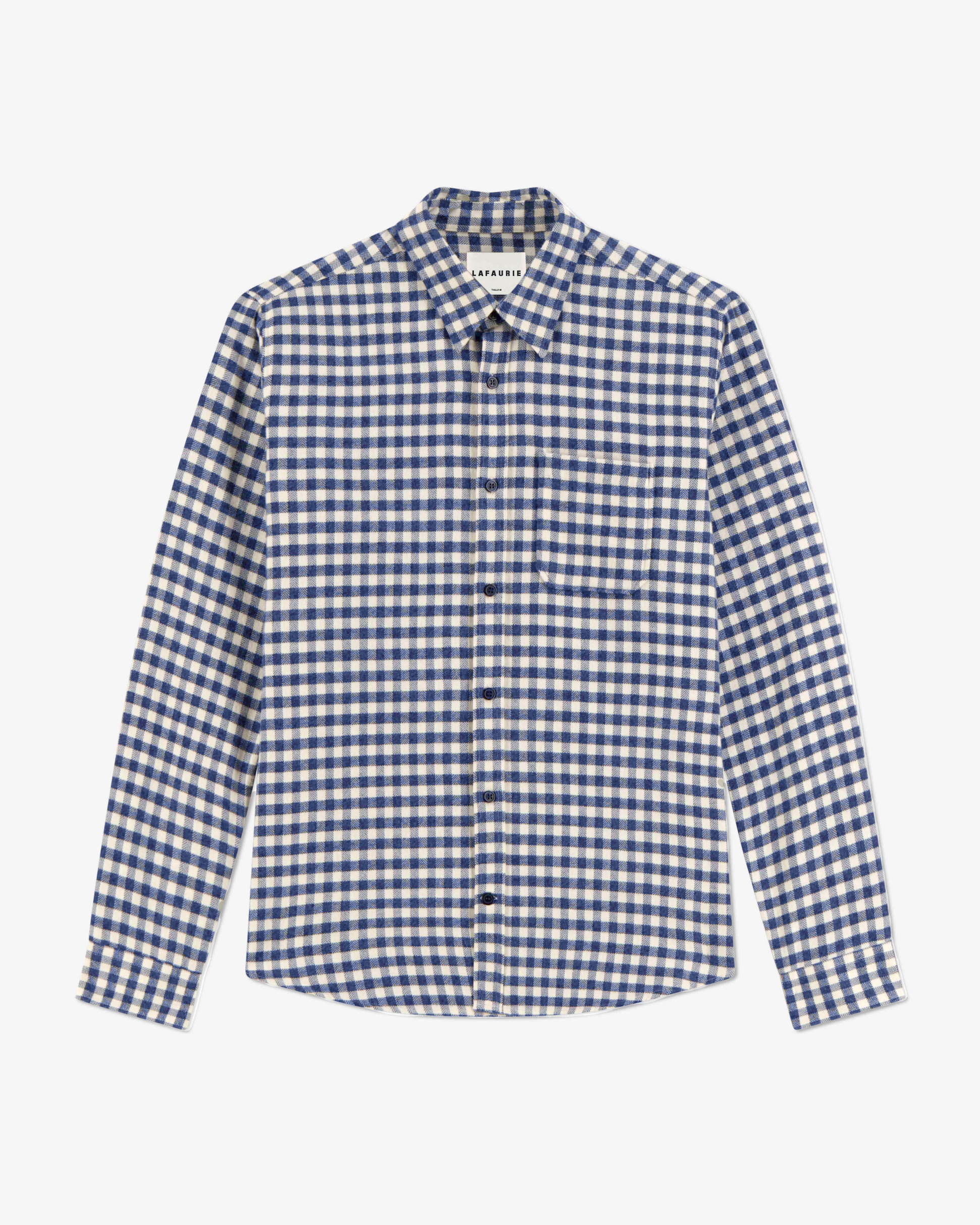 GORDES Shirt - Indigo/Ecru