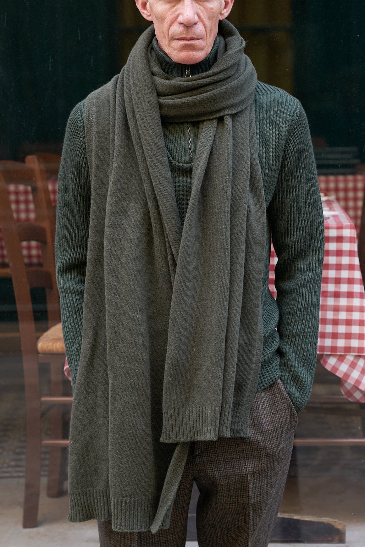 CARAGGI Scarf - Khaki