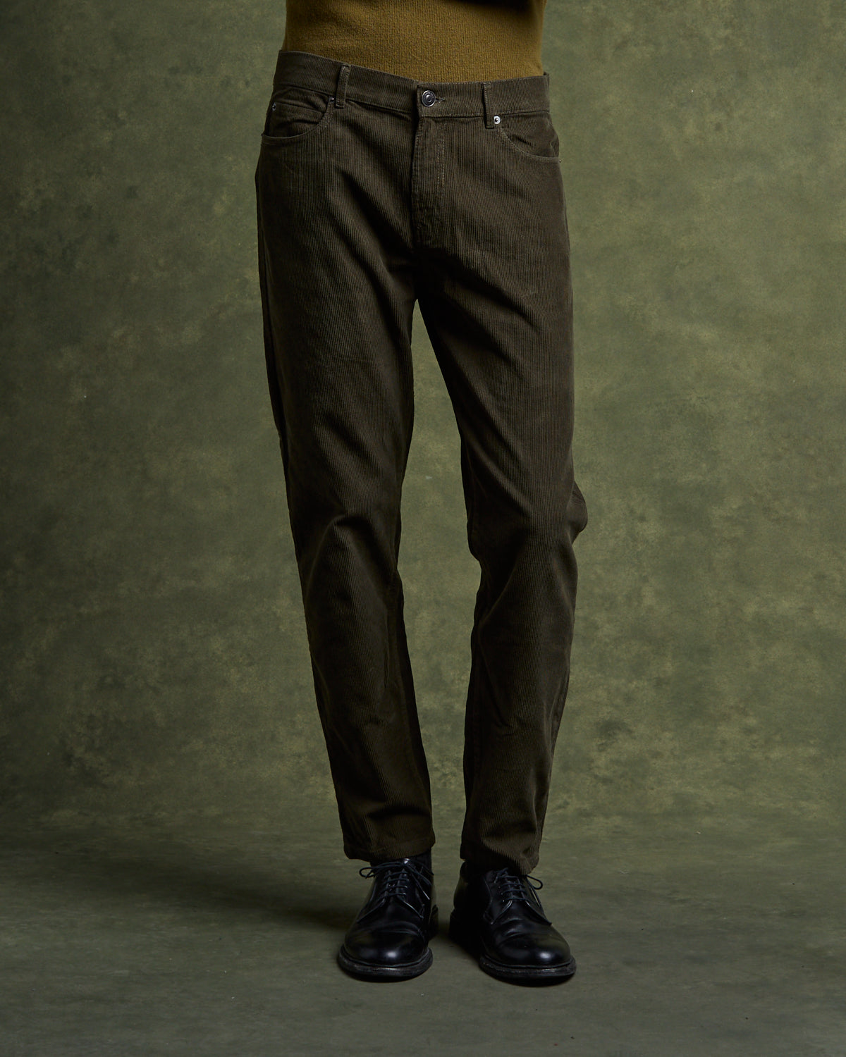 DEAN Velvet Pants - Vert Chasse