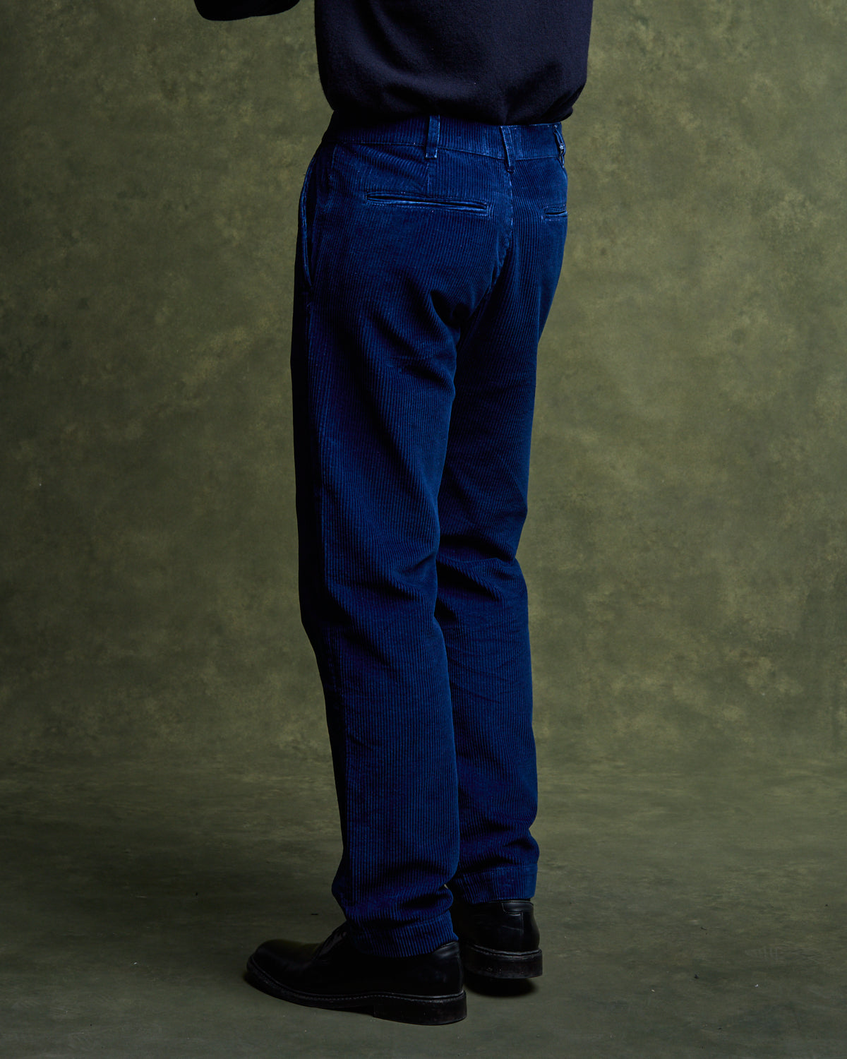 EMERSON Velvet Chino - Indigo Moyen