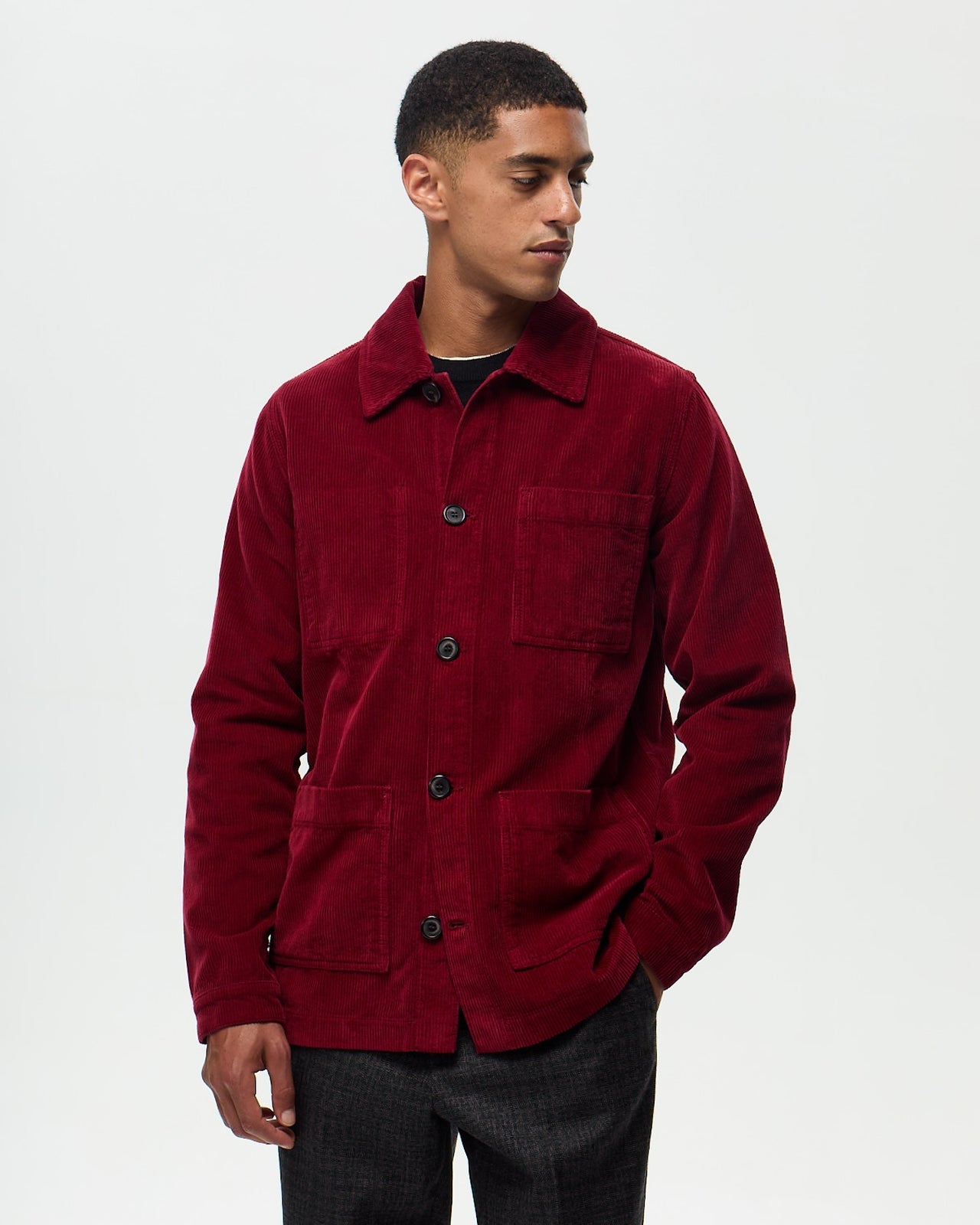 ESTEVE Painter's Jacket – Cardinal Red