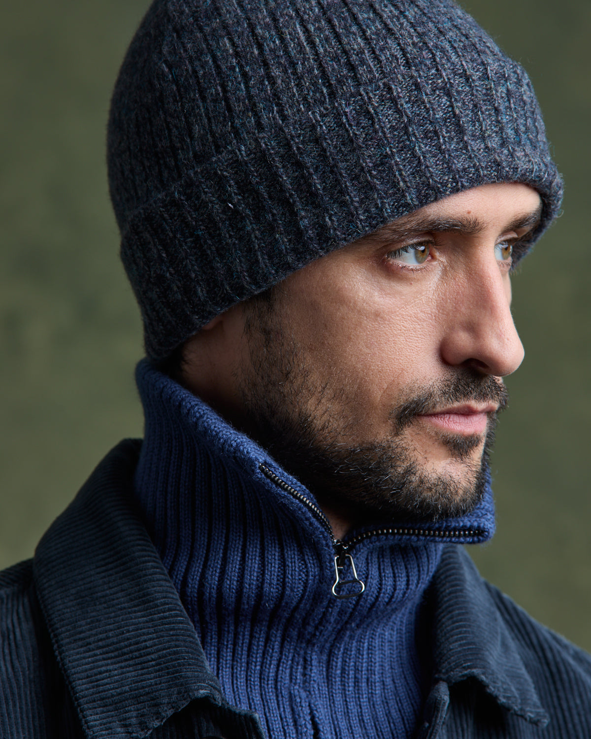 EVEN Marled Beanie - Bleu Denim