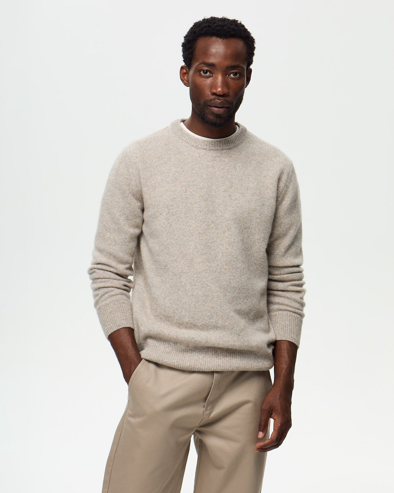 FABIO Sweater - Ash Beige