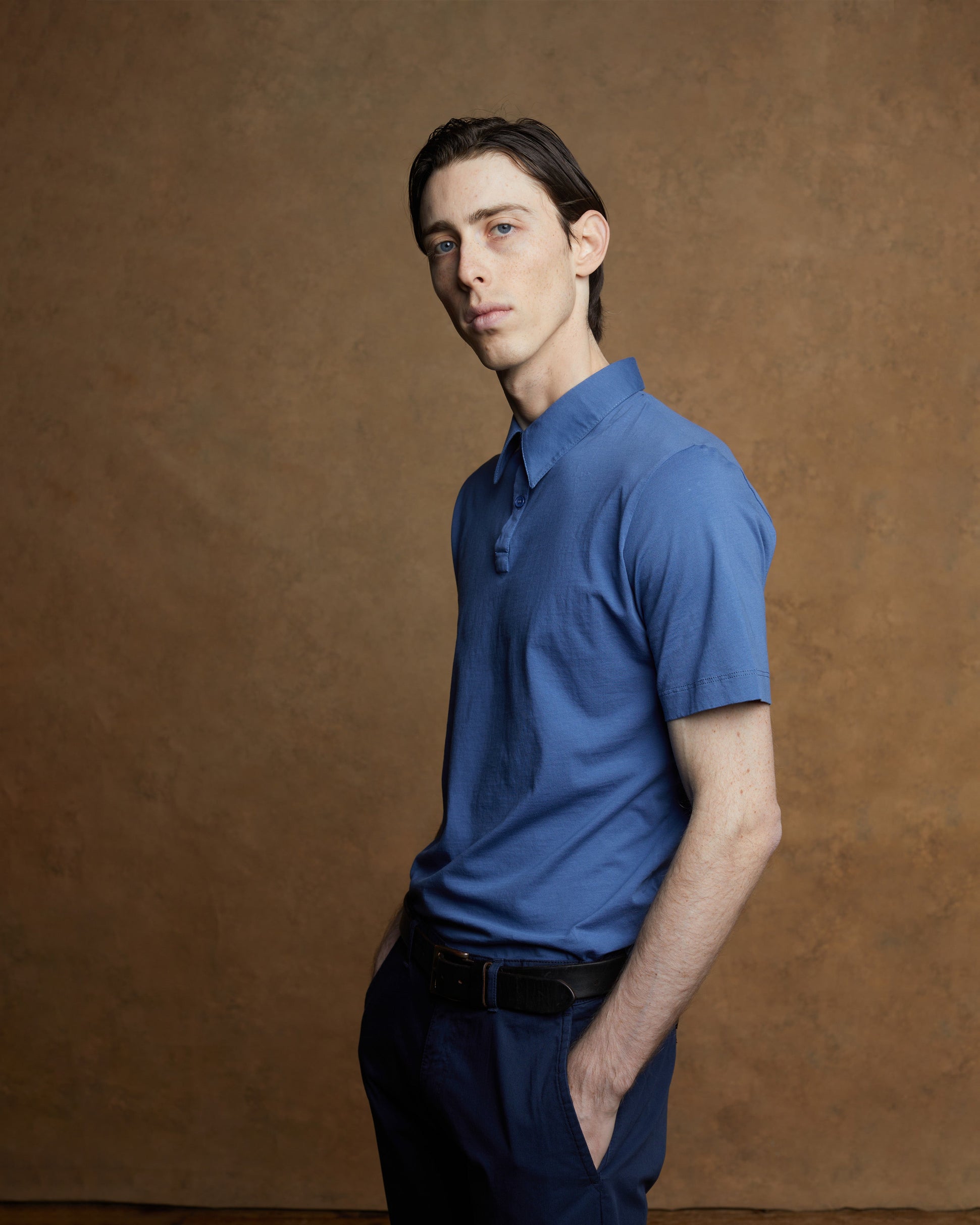 FREJUS Polo - Blu Bleach