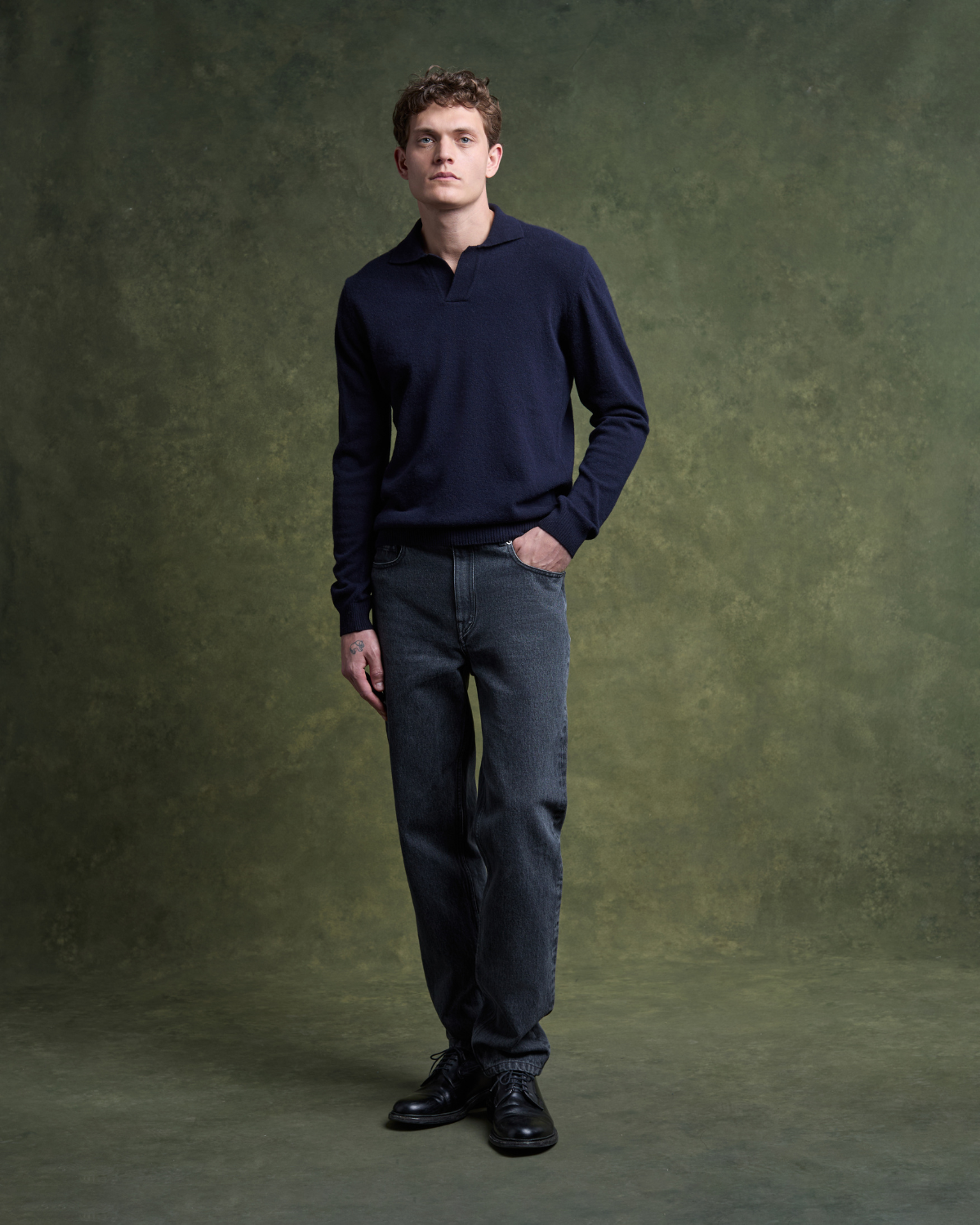 GABINO Polo Shirt - Navy