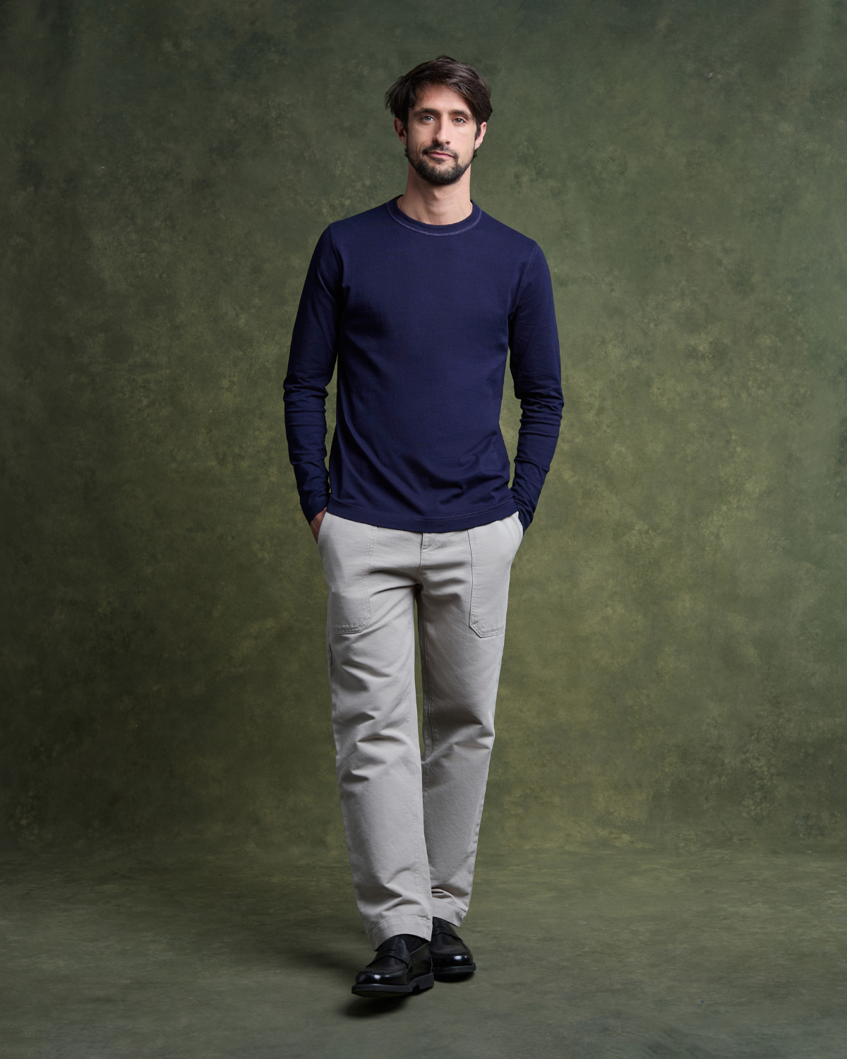 GARRET Indigo T-shirt - Indigo Brut