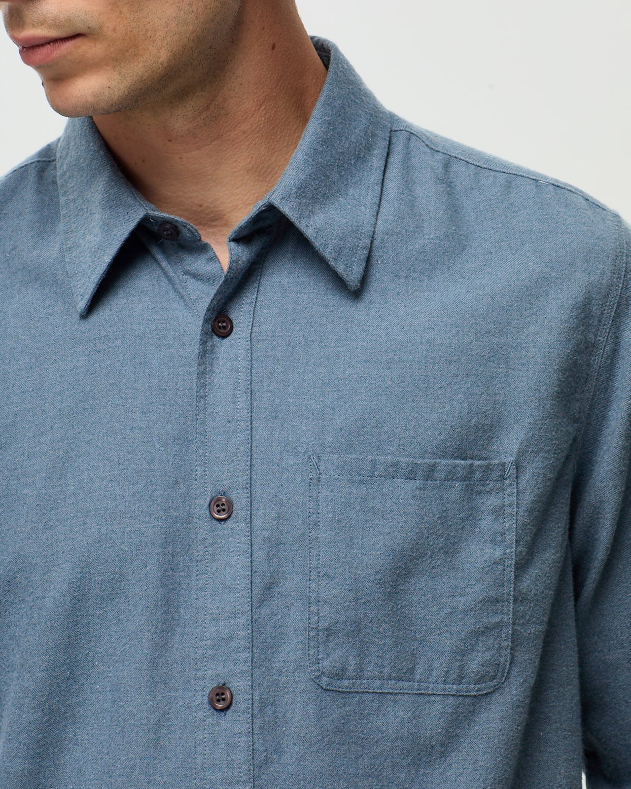 GHANA Shirt – Denim Blue