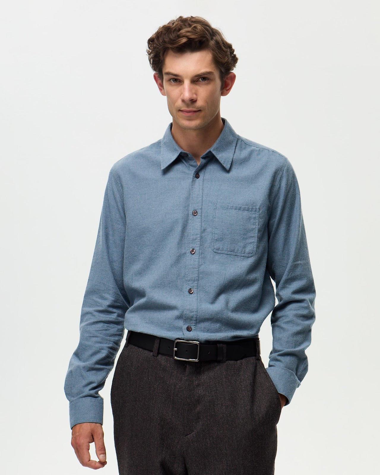 GHANA Shirt – Denim Blue