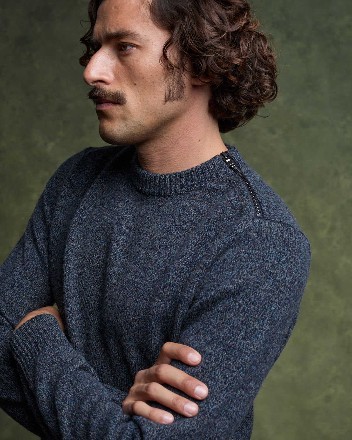 GILDO Knitwear - Bleu Denim