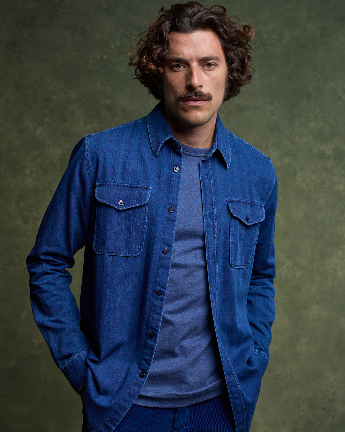 GODARD Shirt - Denim Stone