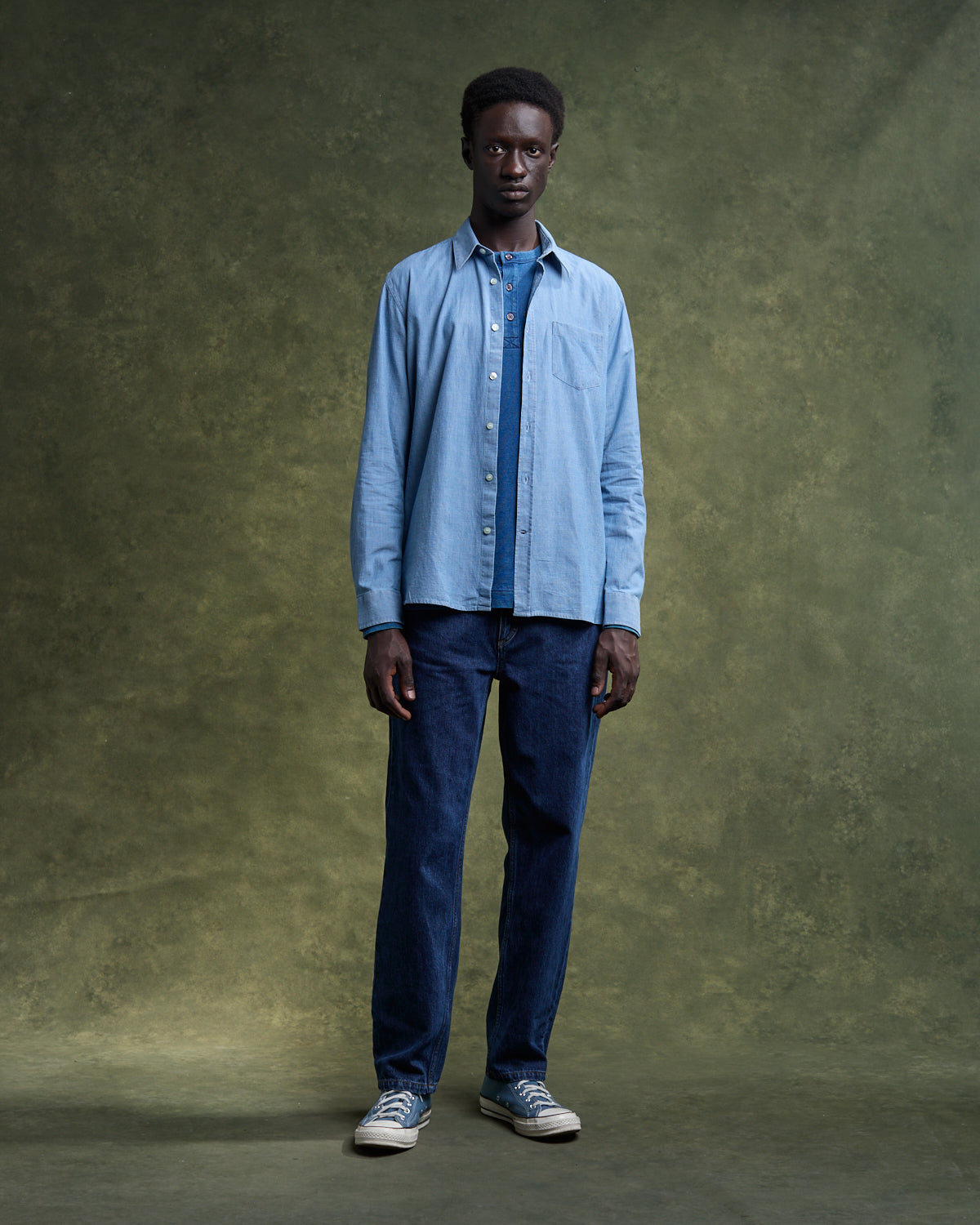 GREGOIRE Shirt - Denim Bleach