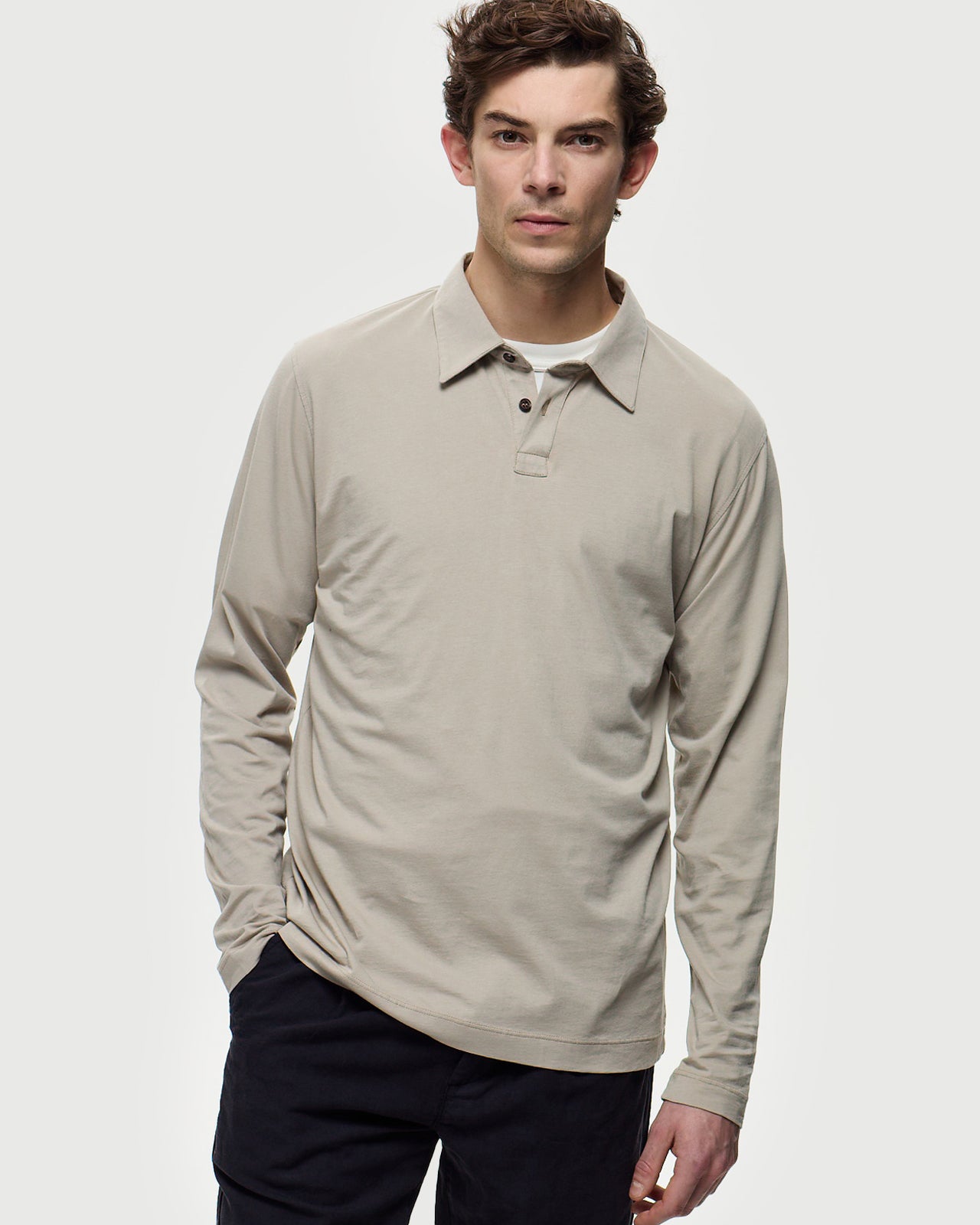 HARRY Polo - Taupe Beige