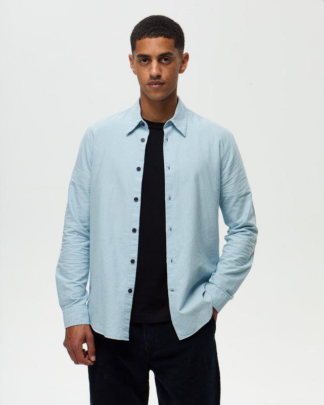 HUGUES Shirt – Azure Blue