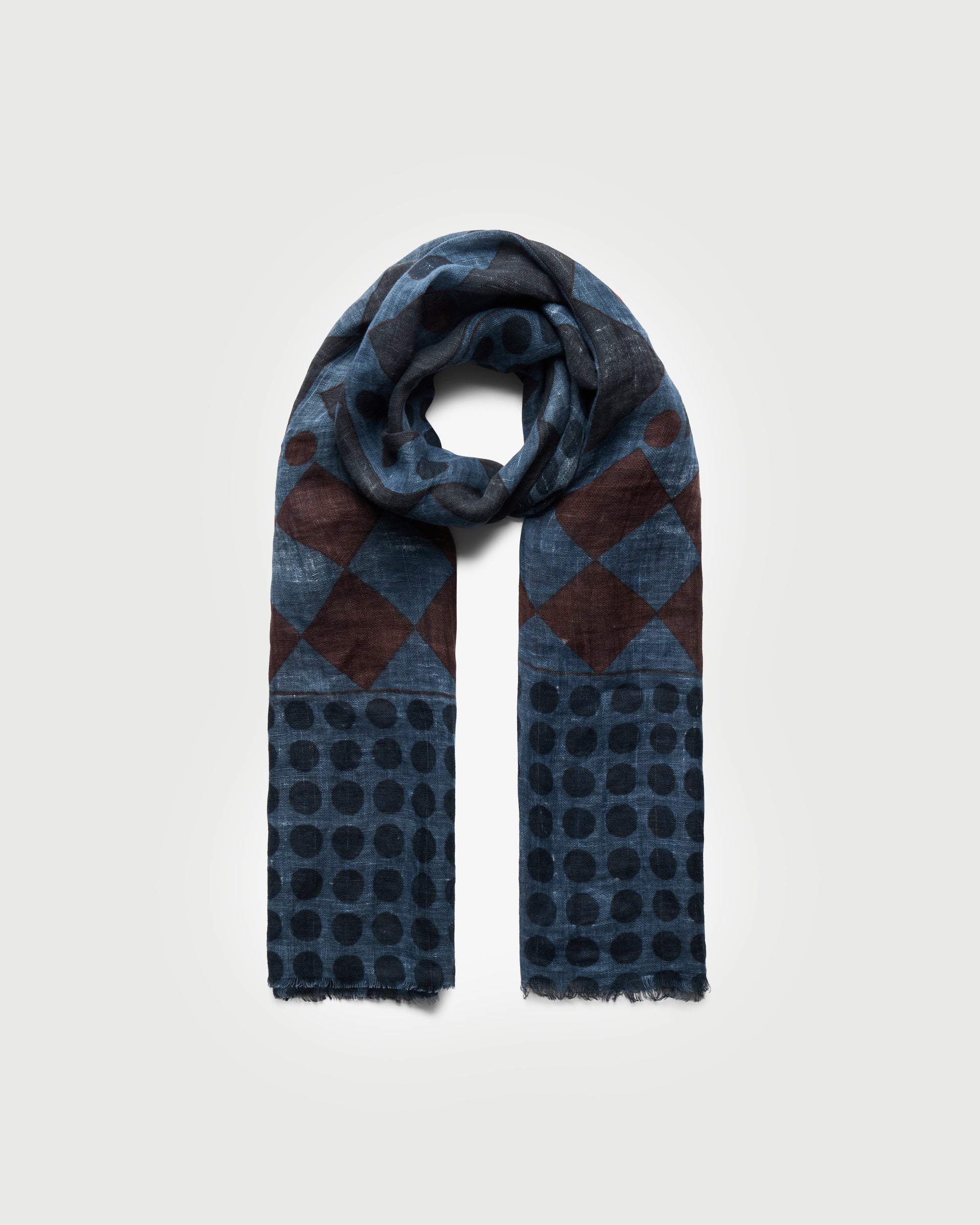 HURLEY Scarf - Indigo/Coca