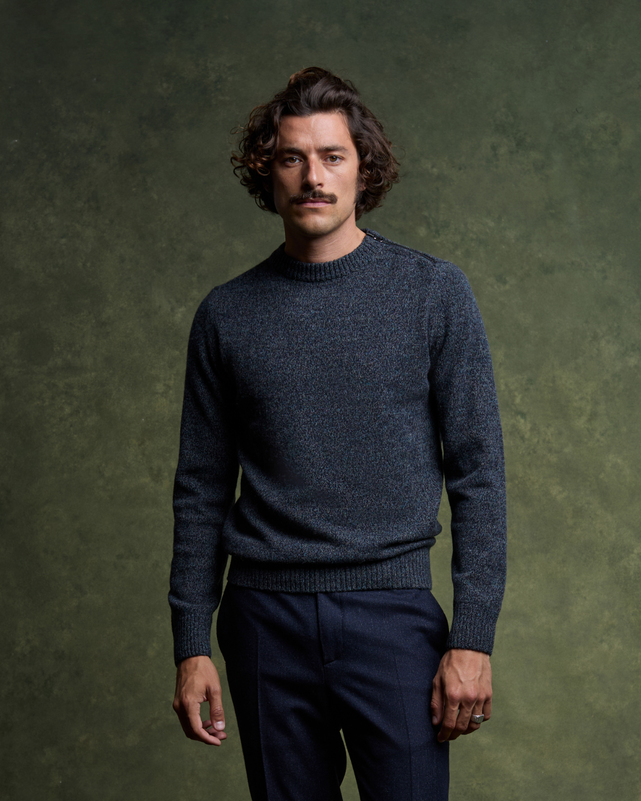 GILDO Knitwear - Bleu Denim