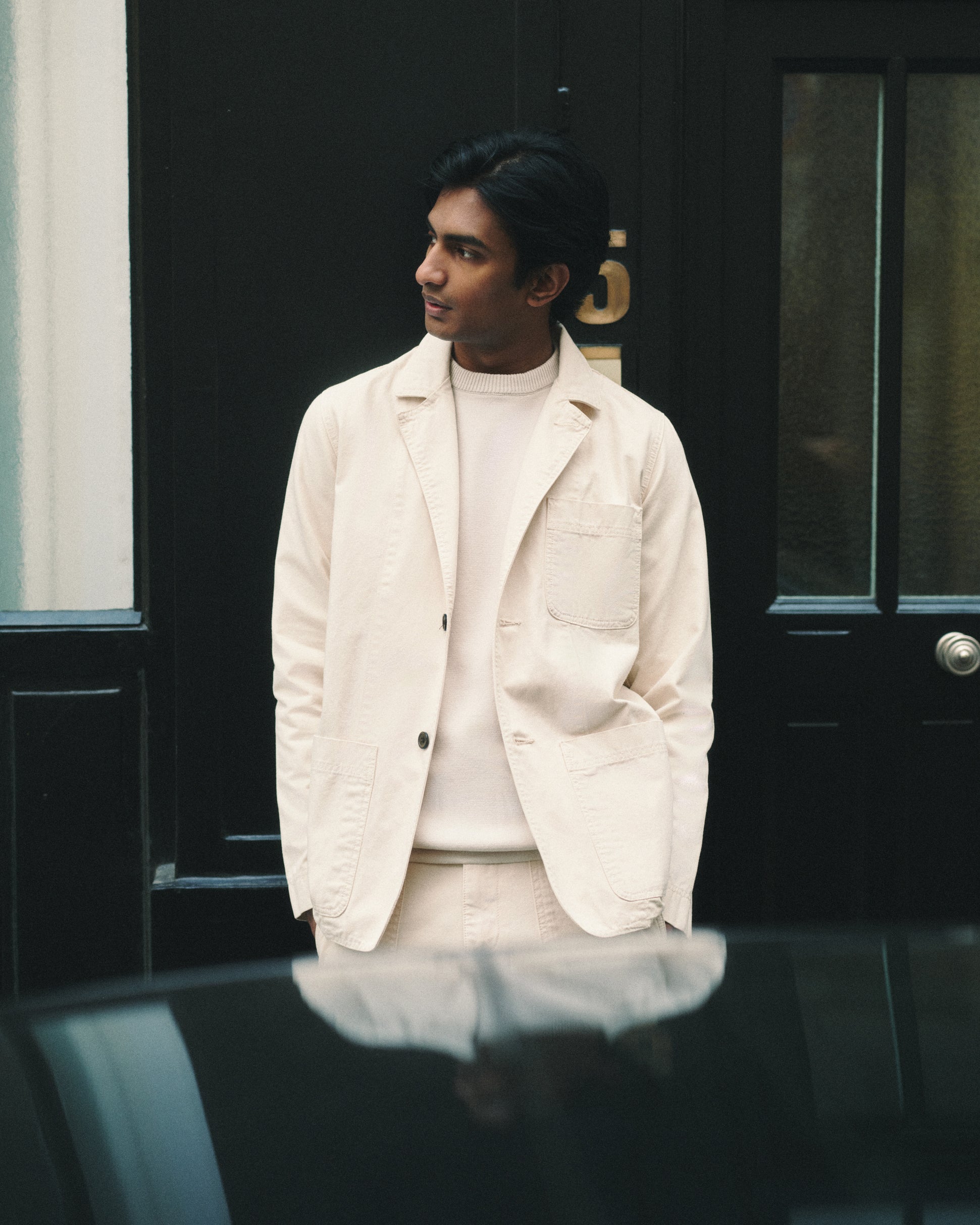 HAUSSMANN Architect's Jacket - Ivory White