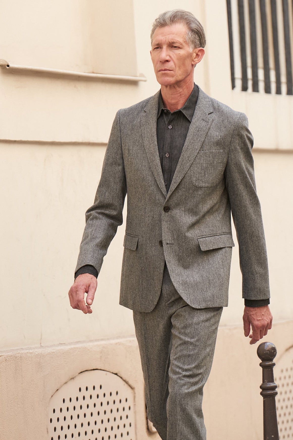 ELUARD Spring Suit Jacket - Smoke Grey