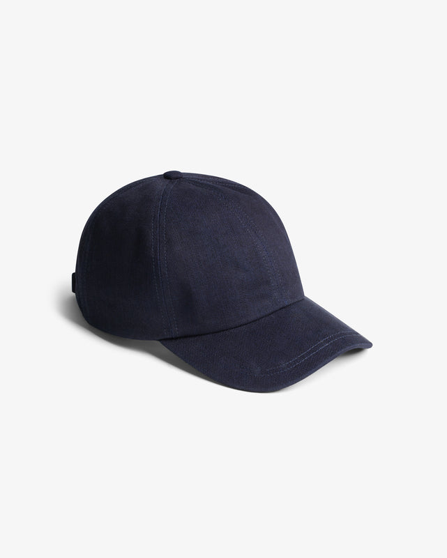 HOLLY Denim Cap – Rinsed Ink Denim