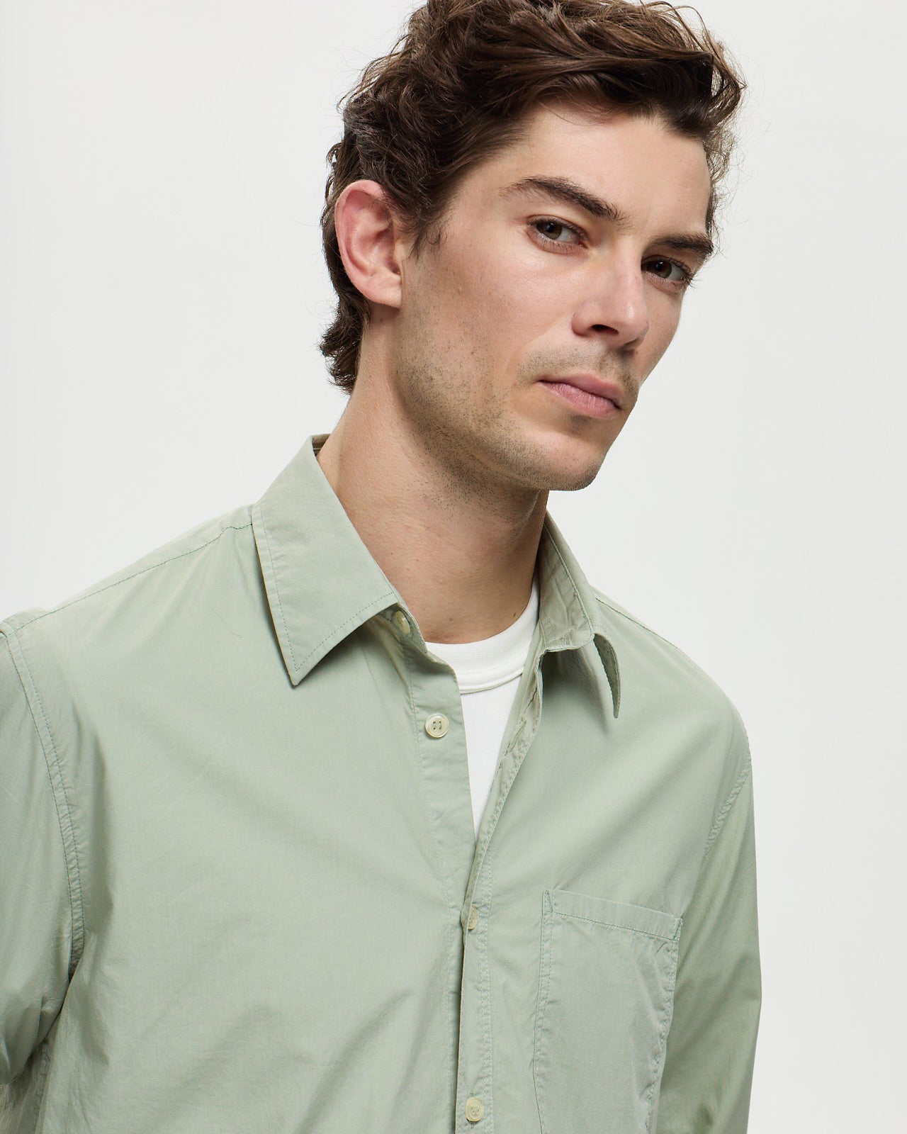 HEPBURN Shirt - Lichen Green