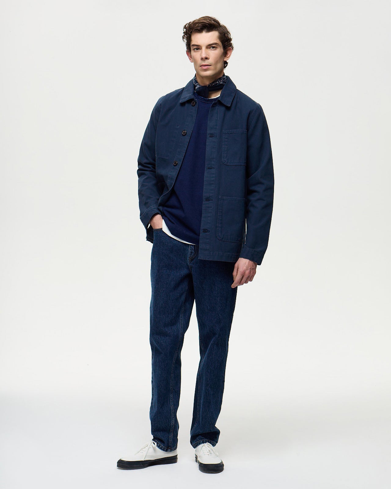 DELAUNAY Painter's Jacket - Ocean Blue